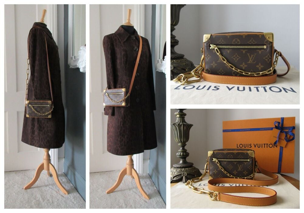Louis Vuitton Mini Soft Trunk Bag in Monogram with Legacy Calfskin