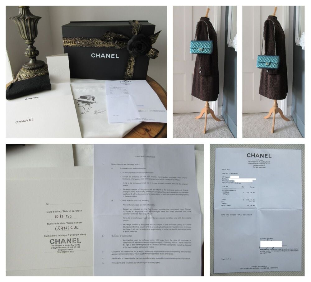 Chanel Classic Medium Double Flap in Iridescent Green Caviar with Shiny Champagne Gold Hardware - As New*