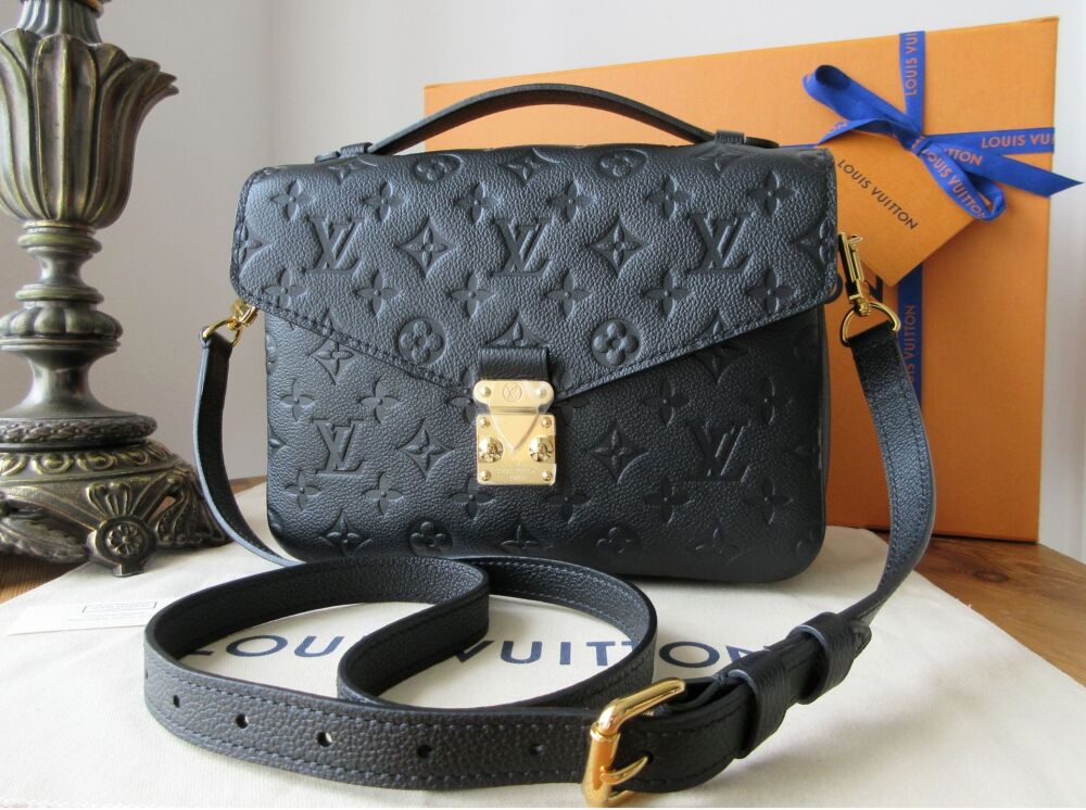 Louis Vuitton Pochette M&eacute;tis in Empreinte Noir New