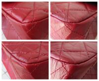 Chanel 227 Reissue Large Mademoiselle Flap Bag in Dark Red Aged Calfskin wi