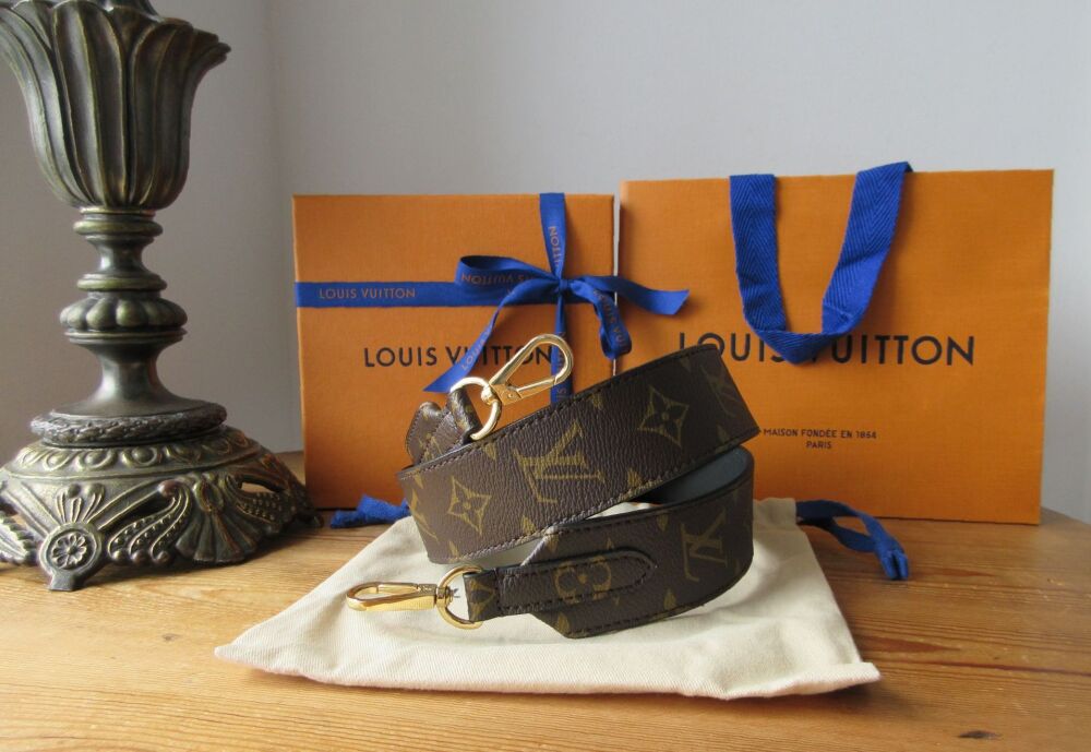 Louis Vuitton Shoulder Strap Bandoulière Monogram Noir - As New