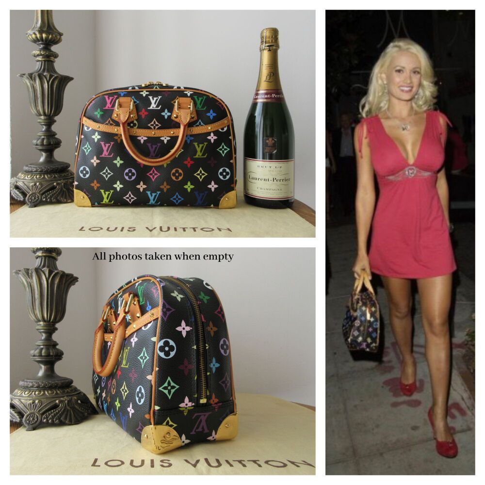 Louis Vuitton Trouville Top Handle Bag in Multicolore Noir