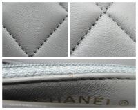 Chanel Trendy CC Flap Shoulder Bag in Large Quilted Grey Lambskin