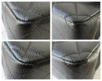 Chanel Timeless Classic 2.55 Large (Jumbo) Double Flap Bag in Black Caviar 