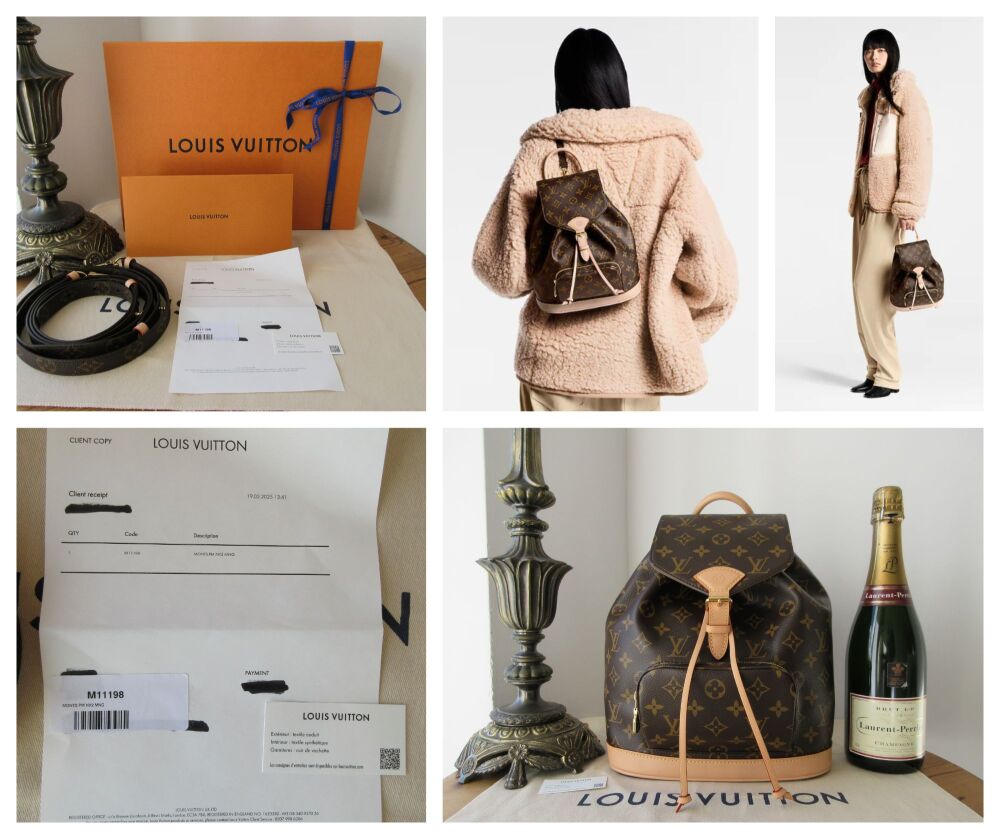 Louis Vuitton Montsouris PM NM VVN Backpack in Monogram