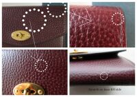 Mulberry Darley Medium Wallet in Oxblood Classic Grain