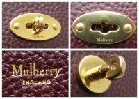 Mulberry Darley Medium Wallet in Oxblood Classic Grain