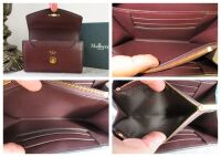 Mulberry Darley Medium Wallet in Oxblood Classic Grain