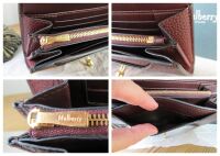 Mulberry Darley Medium Wallet in Oxblood Classic Grain