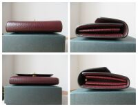 Mulberry Darley Medium Wallet in Oxblood Classic Grain