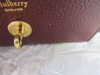 Mulberry Darley Medium Wallet in Oxblood Classic Grain