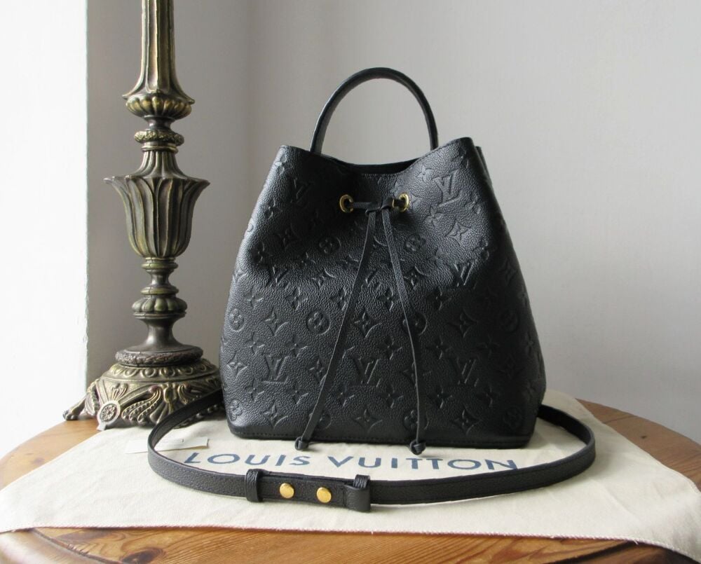 Louis Vuitton NéoNoé MM Bucket Bag in Monogram Empreinte Noir