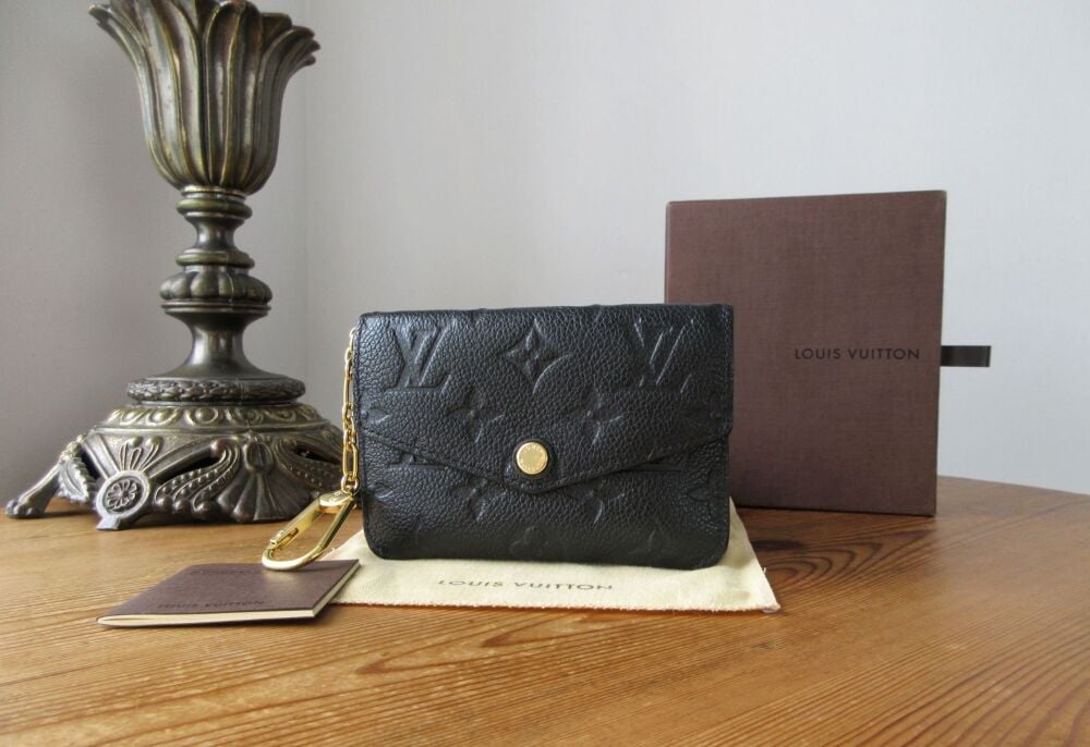 Louis Vuitton Pochette Cles Envelope Flap Key Pouch in Monogram Empreinte N