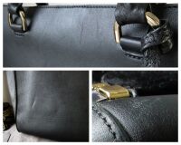 Mulberry Willow Large Tote in Black Exotic Mix with Shiny Gold Hardware