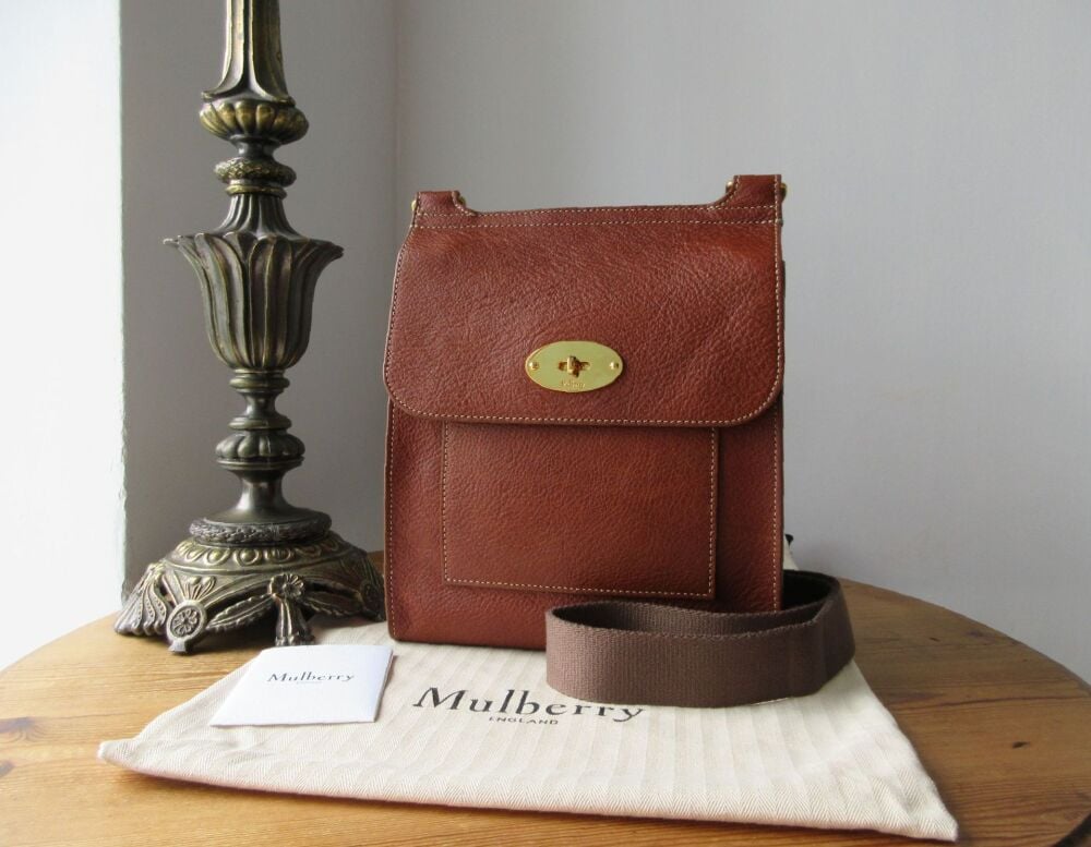 Mulberry Regular Anthony in Oak Legacy Natural Vegetable Tanned