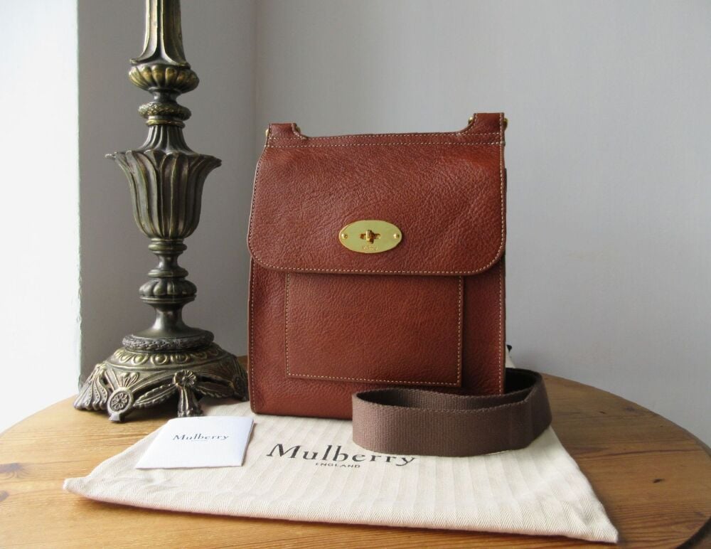 Mulberry Regular Anthony in Oak Legacy Natural Vegetable Tanned Leather
