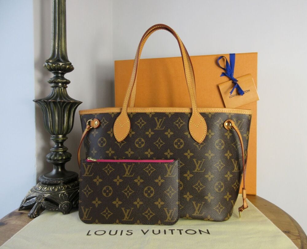 Louis Vuitton Neverfull PM in Monogram Vachette with Pivoine Pink Lining