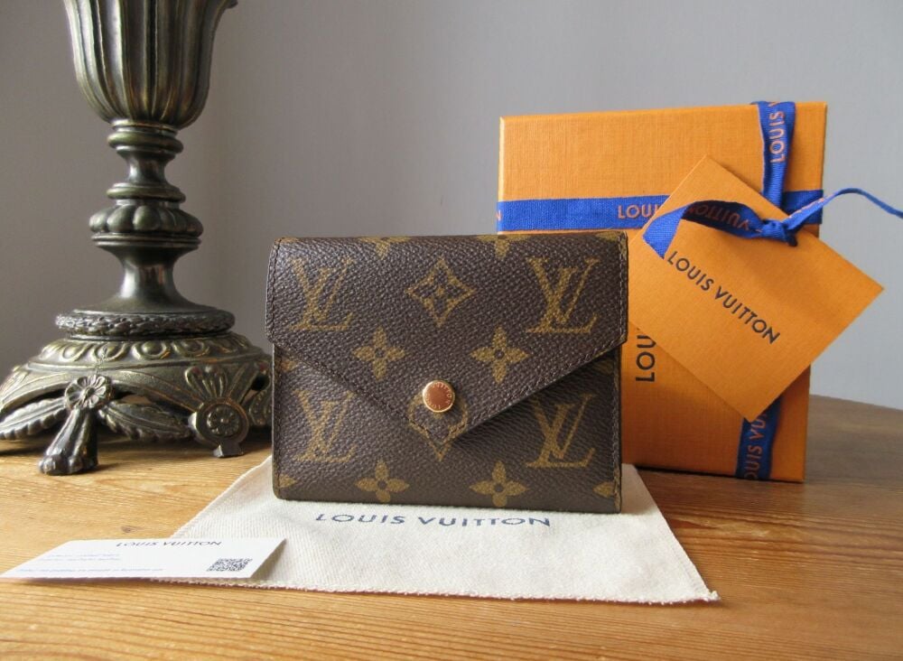 Louis Vuitton Victorine Wallet Compact Purse in Monogram