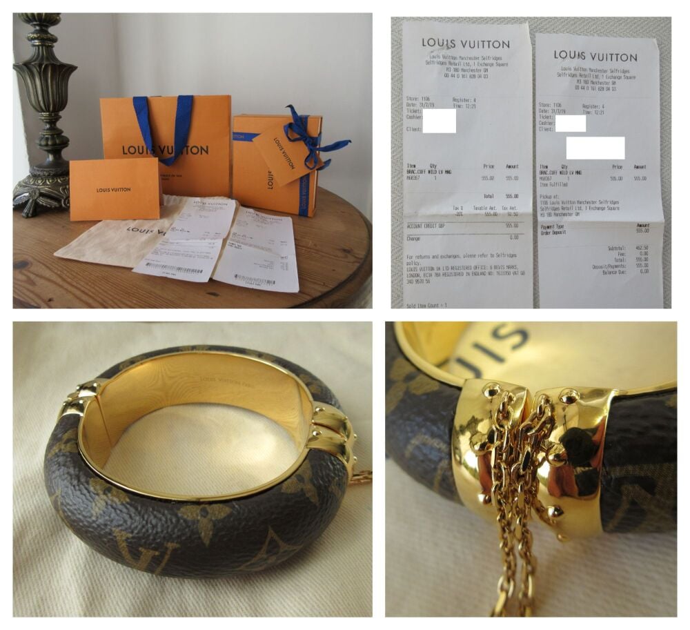 Louis Vuitton Wild LV Monogram Cuff Bracelet