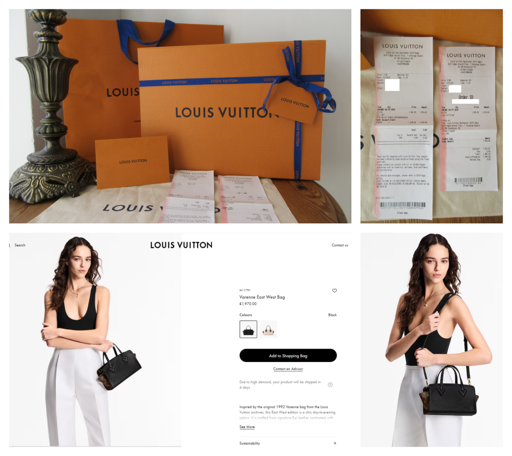 Louis Vuitton Varenne East West Shoulder Bag in Epi Noir Monogram