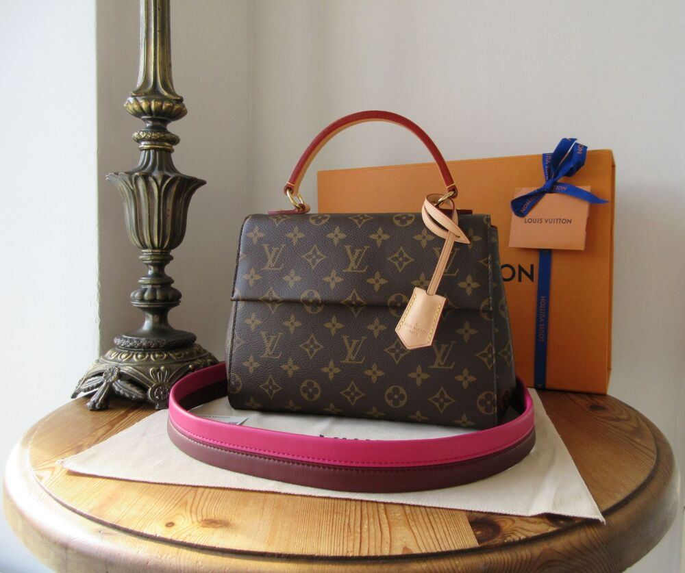 Louis Vuitton Cluny BB in Monogram Bordeaux Fuchsia Louis Vuitton Cluny BB in Monogram Bordeaux Fuchsia