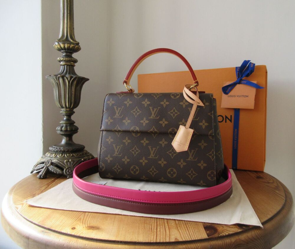 Louis Vuitton Cluny BB in Monogram Bordeaux Fuchsia