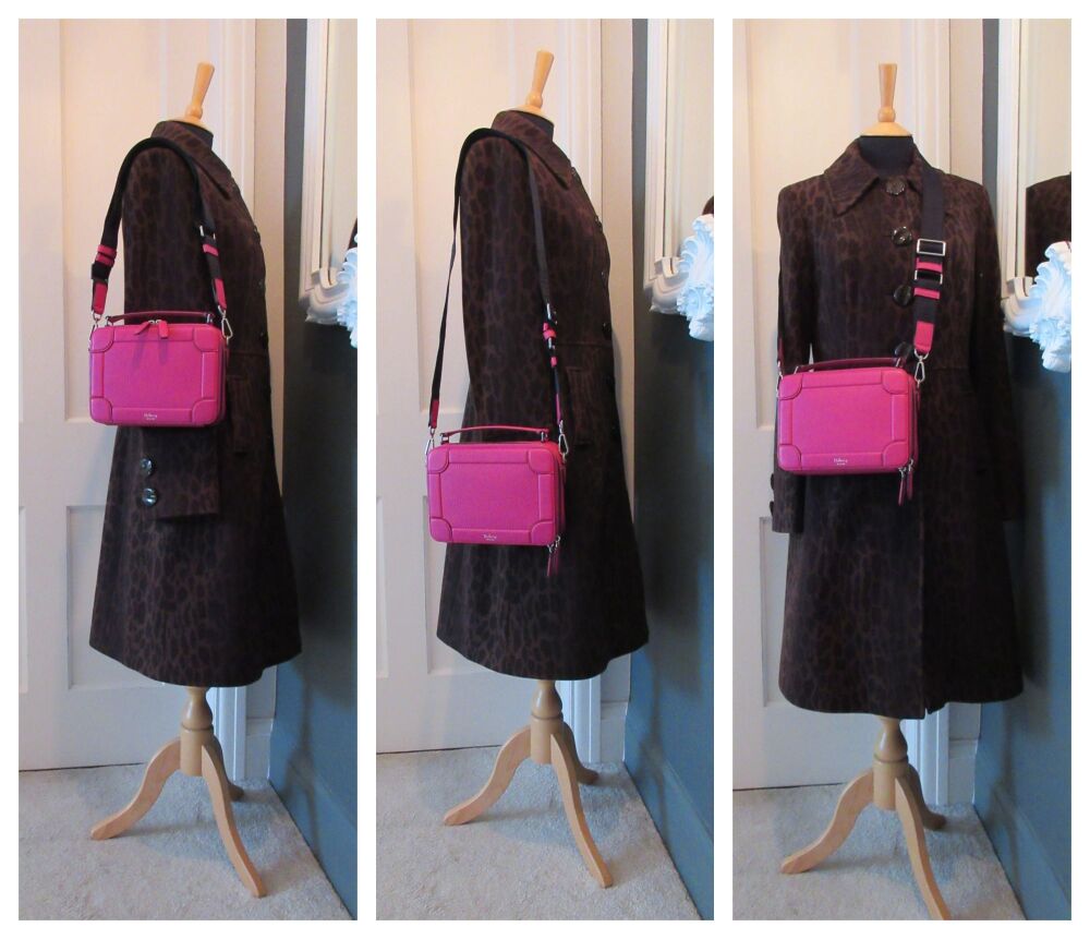 Mulberry Belgrave in Mulberry Pink Heavy Grain with Brushed Silver Hardware - SOLD