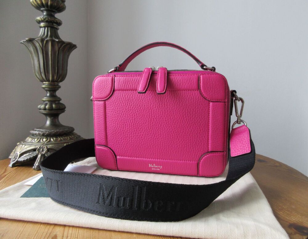 Mulberry Belgrave in Mulberry Pink Heavy Grain with Brushed Silver Hardware - SOLD