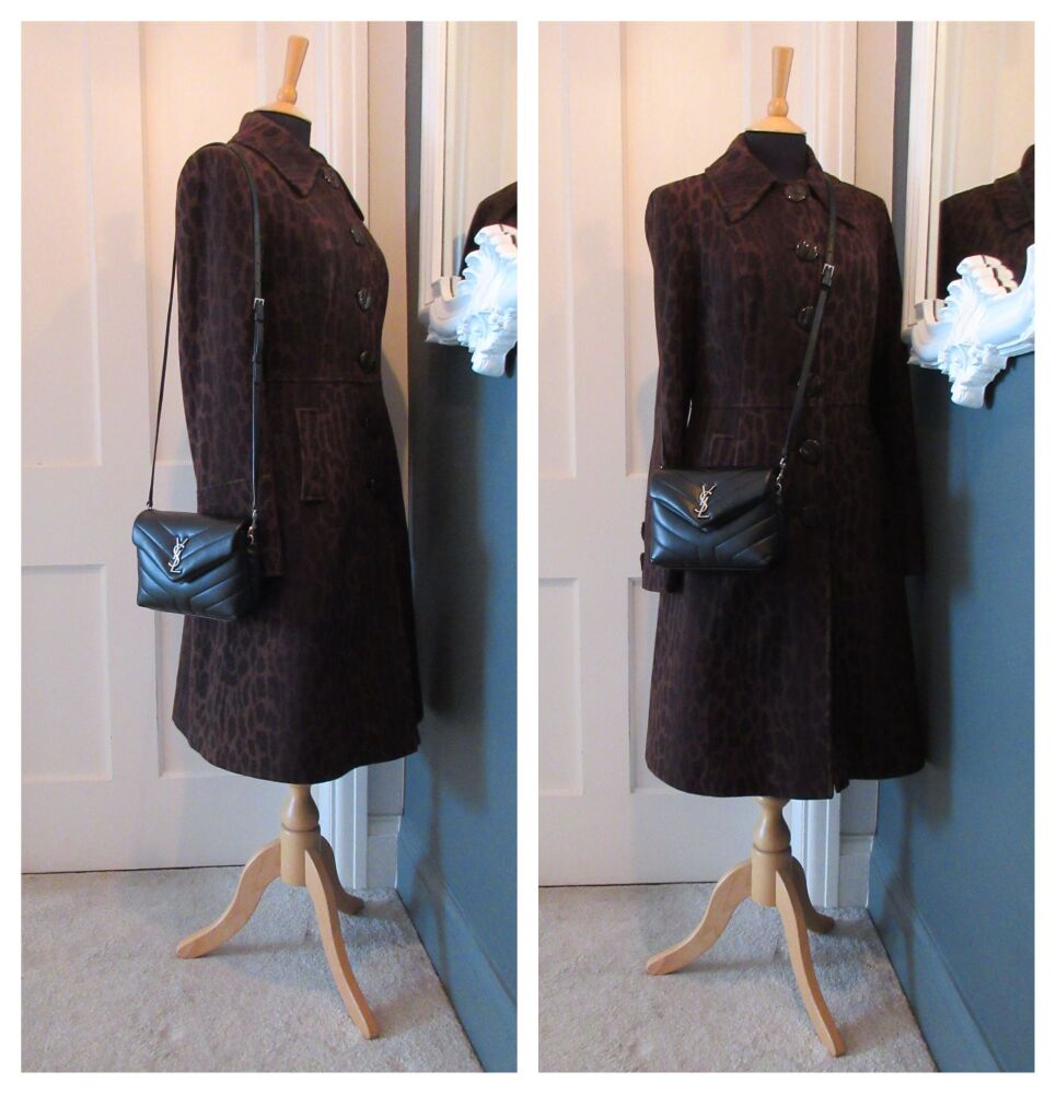 Saint Laurent YSL Toy Loulou in Y Quilted Matelassé Black Calfskin with Antiqued Silver Hardware