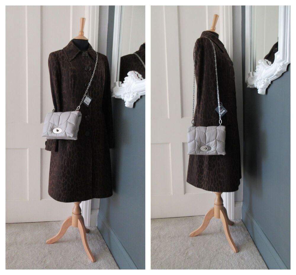 Mulberry Little Softie Shoulder Bag in Pale Grey Pillow Nappa - SOLD