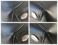 Mulberry Small Coca Bayswater Satchel with Zips and Chain in Black Smooth C