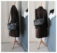 Mulberry Small Coca Bayswater Satchel with Zips and Chain in Black Smooth C