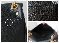 Mulberry Darley Small Soft Shoulder Bag in Black Heavy Grain Leather