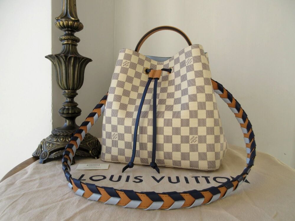 Louis Vuitton Limited Edition By the Pool NéoNoé MM in Damier Azur Bleuet