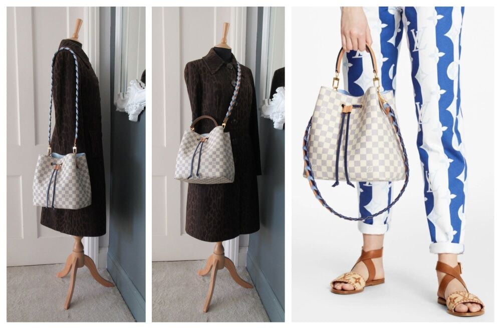 Louis Vuitton Limited Edition By the Pool NéoNoé MM in Damier Azur Bleuet