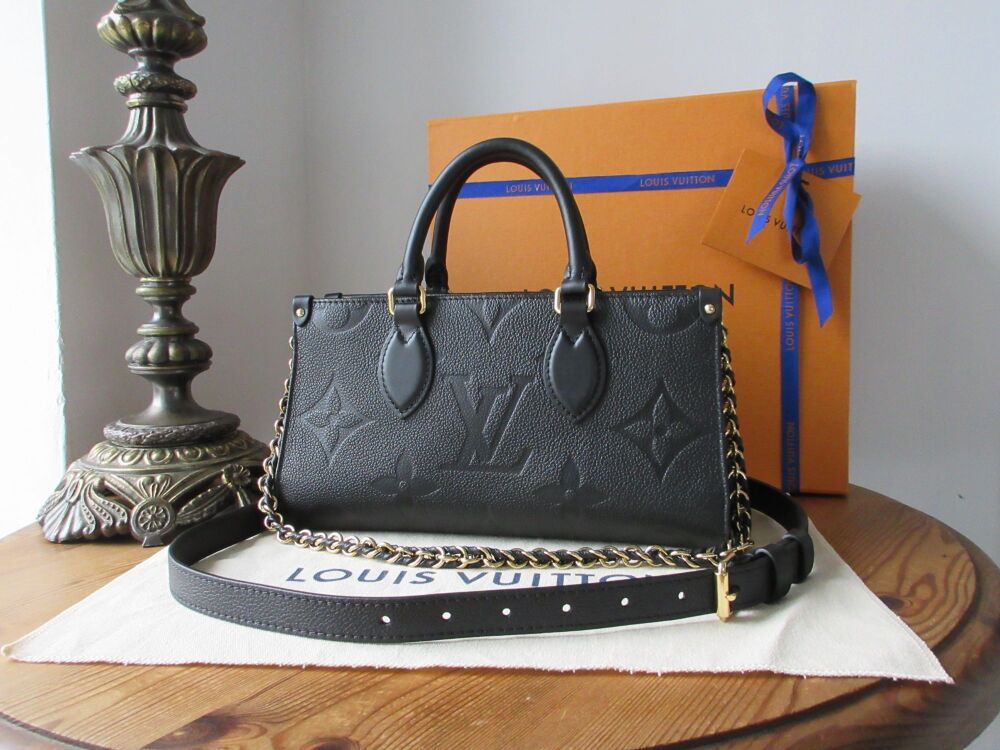 Louis Vuitton OntheGo East West Bag in Monogram Empreinte Noir