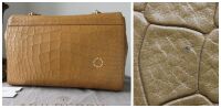 Mulberry Medium Lily in Camel Deep Embossed Croc Print Calfskin