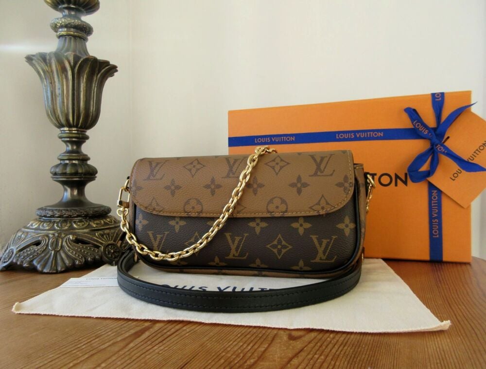 Louis Vuitton Wallet on Chain Ivy in Monogram Reverse Noir