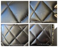 Chanel Small Trendy in Black Quilted Lambskin with Braided Gold Hardware