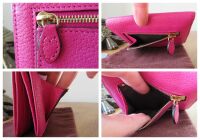 Mulberry Plaque Small ID Wallet in Mulberry Pink Glossy Goat