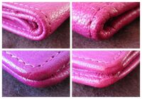 Mulberry Plaque Small ID Wallet in Mulberry Pink Glossy Goat