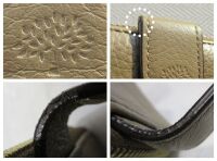 Mulberry Bifold Wallet in Khaki Spongy Pebbled Leather