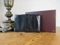 Mulberry Harriet Wallet in Nightshade Blue Spongy Patent Leather