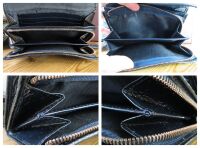 Mulberry Harriet Wallet in Nightshade Blue Spongy Patent Leather