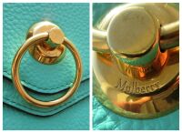 Mulberry Small Harlow in Persian Green Small Classic Grain