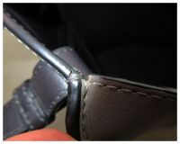 Loewe Small Hammock  Bag in Tricolor Taupe, Grey & Black Calfskin