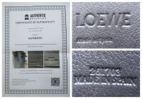 Loewe Small Hammock  Bag in Tricolor Taupe, Grey & Black Calfskin