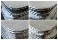 Chanel Wallet on Chain WOC in Chevron Quilted Gunmetal Caviar