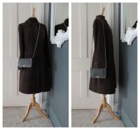 Chanel Wallet on Chain WOC in Chevron Quilted Gunmetal Caviar