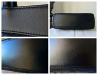 Chanel Vintage Small Tote in Black Quilted Calfskin with Shiny Silver Hardw